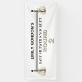 Baby shower Knockout Banner (Verticaal)