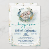 Baby Shower Koala Invitation Kaart (Voorkant / Achterkant)