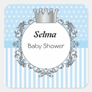 Baby shower Kroon Sticker