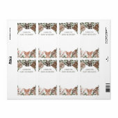 Baby shower labels stickers (Full Sheet)