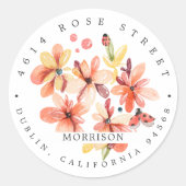 Baby shower | Ladybug Return Address Label (Voorkant)