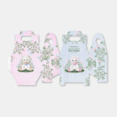 Baby shower lammeren bedankdoosjes (Uitgevouwen)