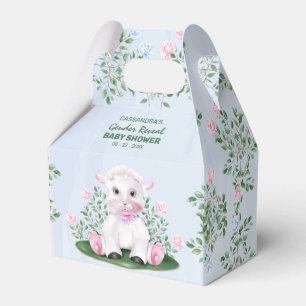 Baby shower lammeren bedankdoosjes