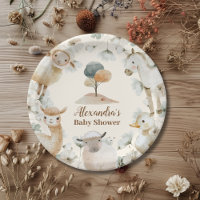 Baby shower landbouwhuisdieren