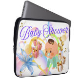 Baby shower laptop sleeve (Voorkant Rechts)