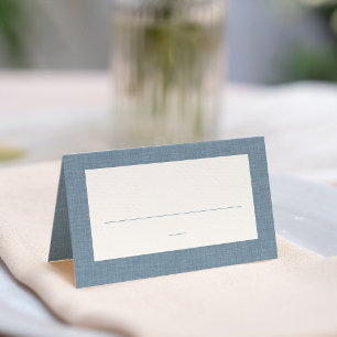 Baby shower leuke eenvoudige blauwe chambray