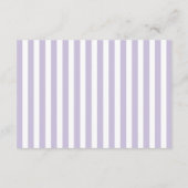 Baby shower Lilac Grey Apportez Un Lavande Carte L (Dos)