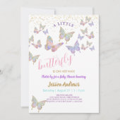 Baby shower Little Butterflies Fête Invitation (Devant)