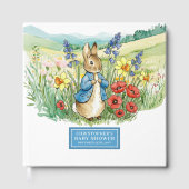 Baby shower Livre d'hôtes Aquarelle Peter Rabbit (Recto)