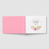 Baby shower Livre d'invité Floral (Complet)