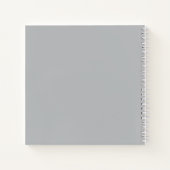 Baby shower Livre d'invité | Pingouin gris (Dos)