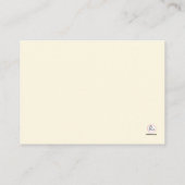 Baby shower Livre Poem Rose Insérer carte (Dos)