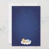 Baby shower Love You The Moon and Back Invitation (Dos)
