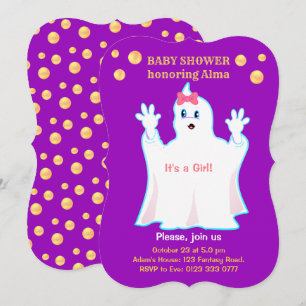Baby shower Lovely Ghost Invitation