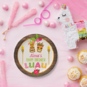Baby shower Luau - Bord papier (Feest)