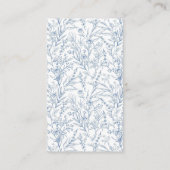 Baby shower Luier Raffle Blauwe Lijn Getrokken Blo Informatiekaartje (Achterkant)