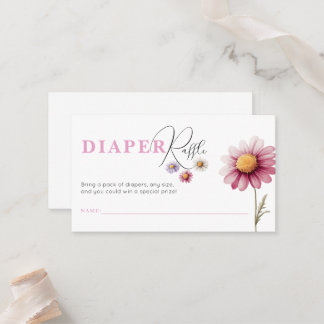 Baby shower Luier Raffle Ticket Sjabloon