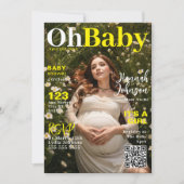 Baby shower Magazine Hoesje Uitnodiging (Voorkant)