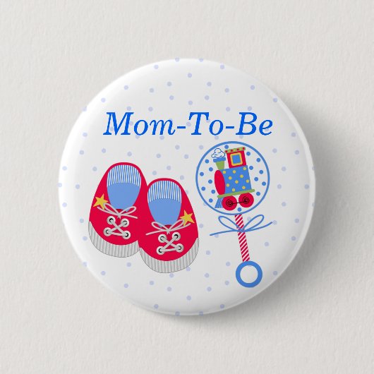 baby shower mama Button (Voorkant)
