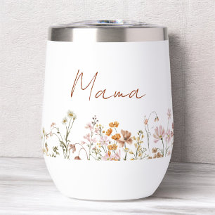 Baby shower Mama Fleur sauvage en terre cuite