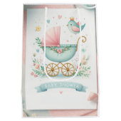 Baby shower medium cadeauzakje (Achterkant)