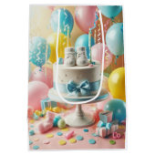 Baby shower medium cadeauzakje (Achterkant)