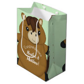 Baby shower medium cadeauzakje (Voorkant Gekanteld)