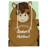 Baby shower medium cadeauzakje (Achterkant)