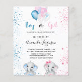 Baby shower meisje (Voorkant)