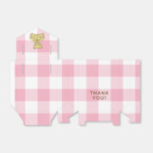 Baby shower Meisje Beer Dank u Bedankdoosjes (Uitgevouwen)