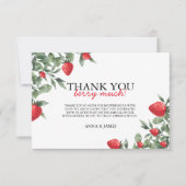 Baby shower Merci aux fraises (Devant)