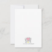 Baby shower Merci maman et bébé chats et ballons (Dos)