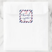 Baby shower Merci nautique Ancre Sticker (Sac)