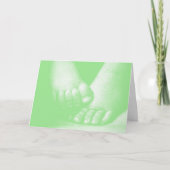 Baby shower Merci - Vert (Devant)