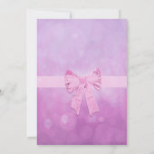 Baby shower met belletjes kaart (Achterkant)