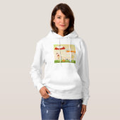 Baby shower met dieren en paraplu hoodie (Voorkant volledig)