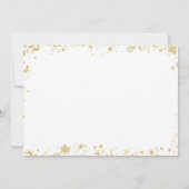 Baby shower met kerstbomen per post kaart (Achterkant)