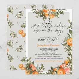 Baby shower met kleine snijtanden of met meerdere  kaart