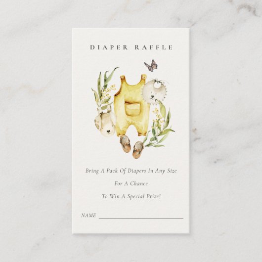 Baby shower met lakleder van leder informatiekaartje (Voorkant)