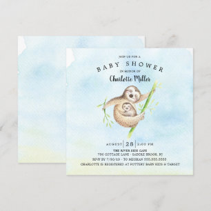 Baby shower met snotsnoerboten kaart