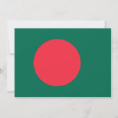 Baby shower met vlag van Bangladesh Kaart (Achterkant)