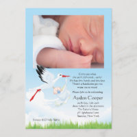 Baby shower met vroege levering Fotopost winkel