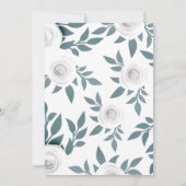 Baby shower met whitepapers kaart (Achterkant)