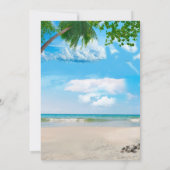 Baby shower met zomerkerst kaart (Achterkant)