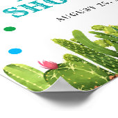 Baby shower mexicain Affiche de bienvenue Taco Bou (Coin)