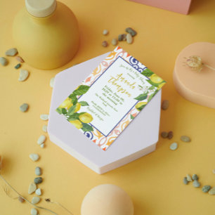 Baby shower Middellandse Zee Lemon Main Squeeze Kaart