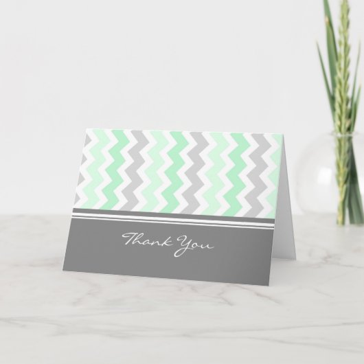 Baby shower Mint Grey Merci (Devant)
