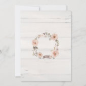 Baby shower modèle (Dos)