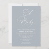 Baby shower moderne Abstrait | Invitation (Devant)