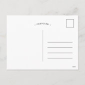 Baby shower moderne Boho par invitation postale (Dos)